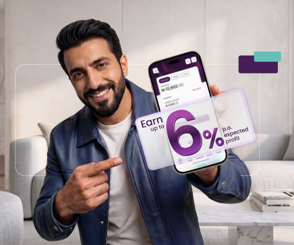 6% p.a. expected profit with Emirates Islamic e-Savings Account