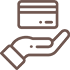 Cashback Cards on hand Icon