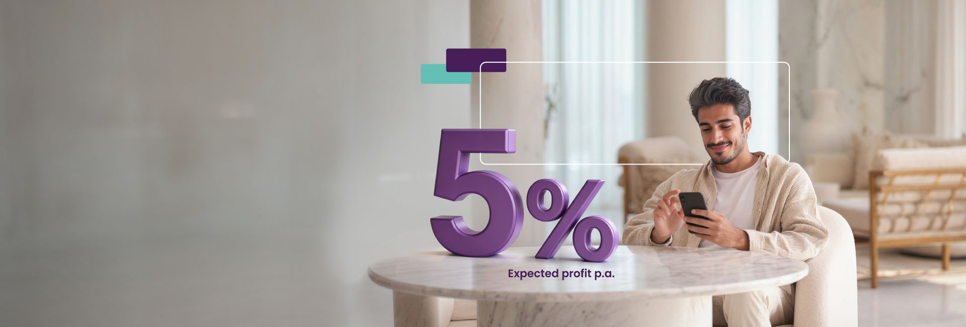 Promotional campaign offering 5% expected profit on e-Savings Accounts