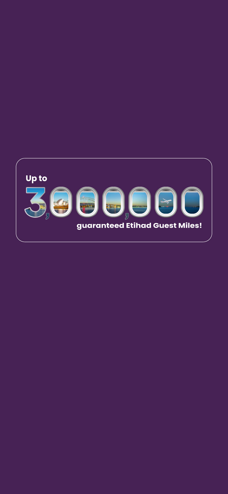 Super Savings Etihad Guest Account