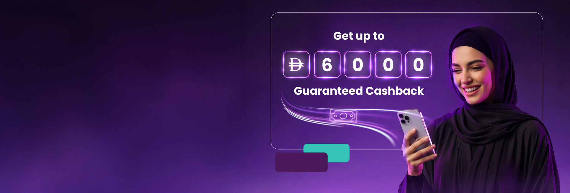 Salary Transfer offer with a a guaranteed cashback up to AED 6,000