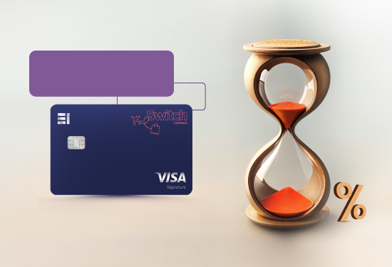 Emirates Islamic Switch Cashback Credit Card With Welcome Bonus