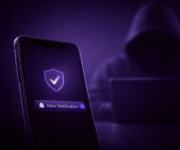 احذر من عمليات الاحتيال التي تتم من خلال إرسال الإشعارات الفورية.